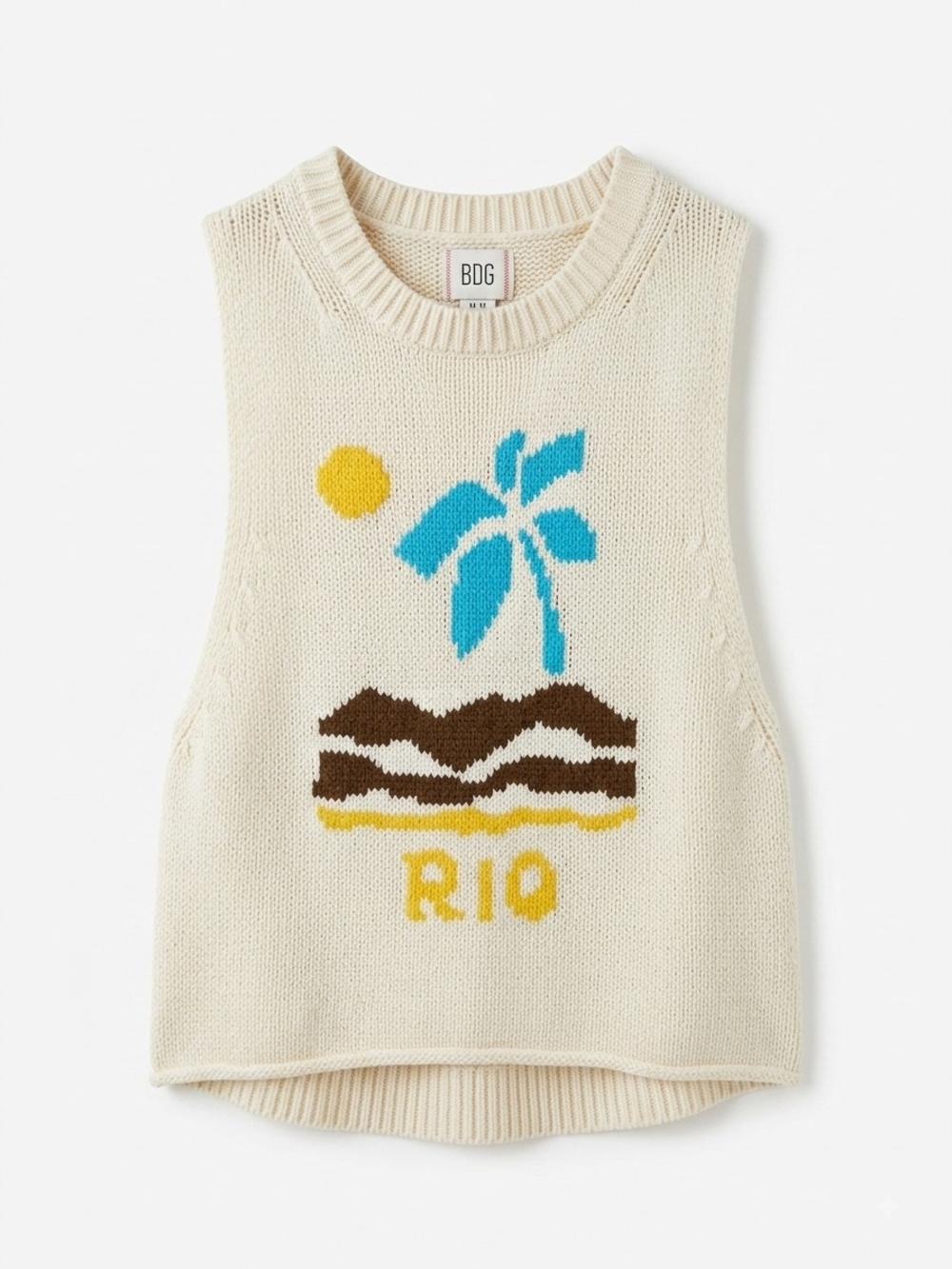 BDG| Urban Outfitters ♡ Rio Graphic Knit Sweater Vest